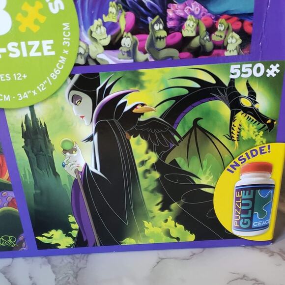 Disney villains 3 puzzle sets in a box - Picture 2 of 4